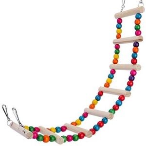 Mogoko Wooden Bird Ladders, Cage Hanging Bridge Toys BRAND NEW